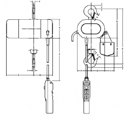 CPS 230/1-4 Electric Hoist