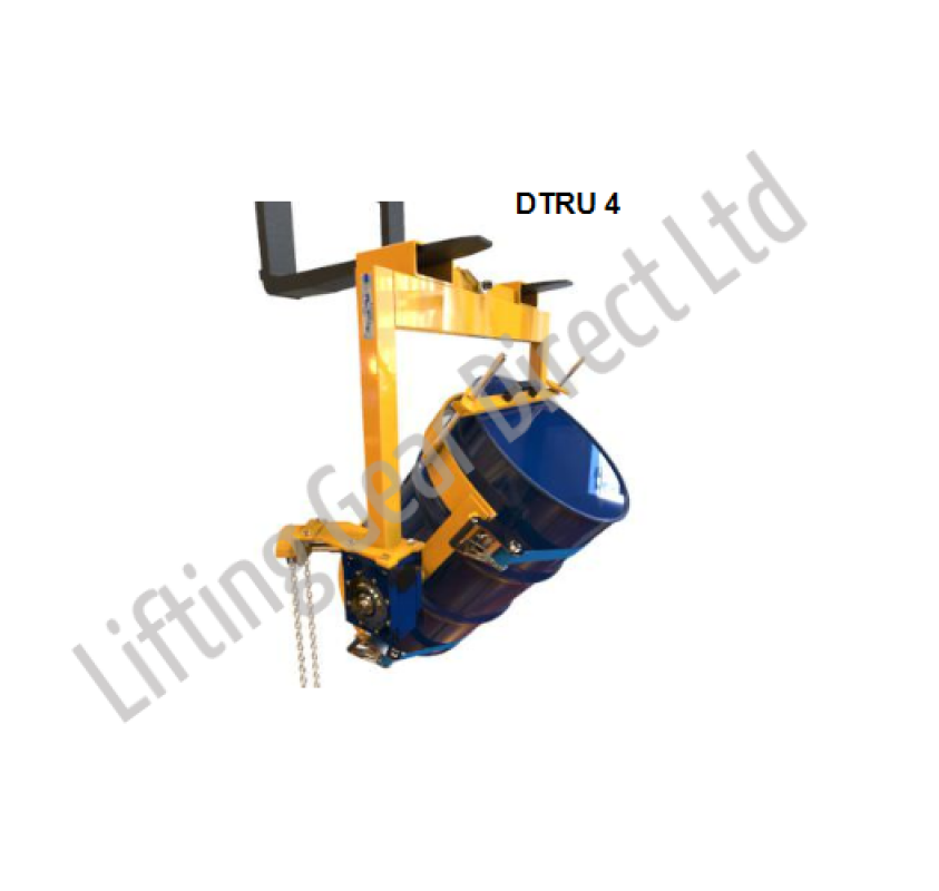 Fork or Crane Drum Tipper Contact DTRU 3&4 Fork Lifting Gear Direct