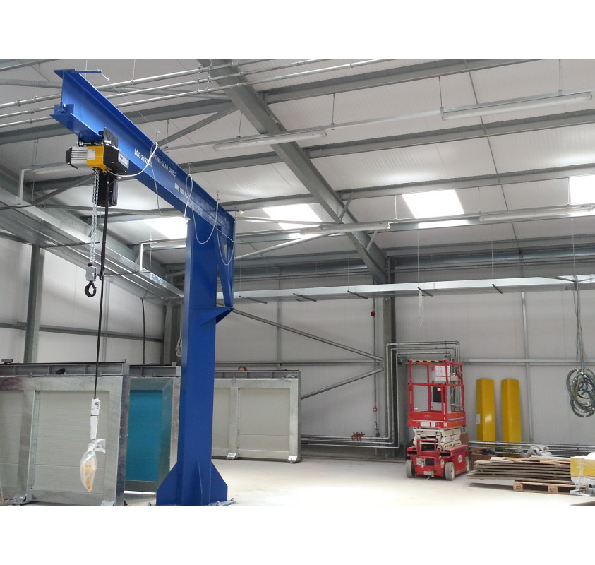 3000kg Under Braced Swing Jib Swing Jib Cranes LGD