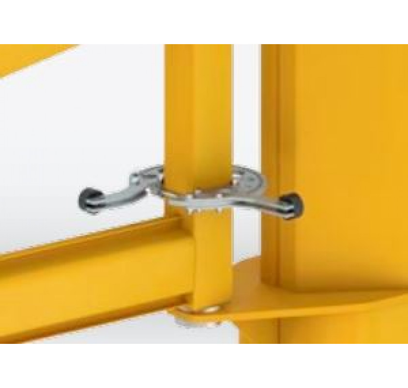 Pillar Mounted High Capacity Large Outreach Jib Cranes Lifting Gear