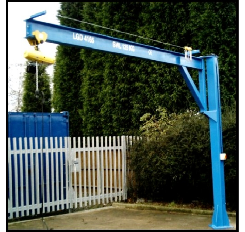 3000kg Under Braced Swing Jib Swing Jib Cranes LGD