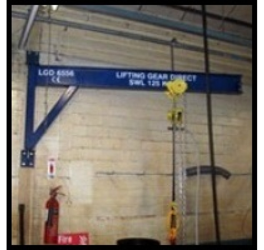 125kg Wall Mounted Jib Crane Swing Jib Cranes Lifting Gear Direct