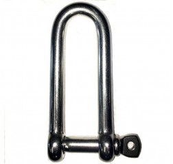 Stainless Steel Long D Shackle