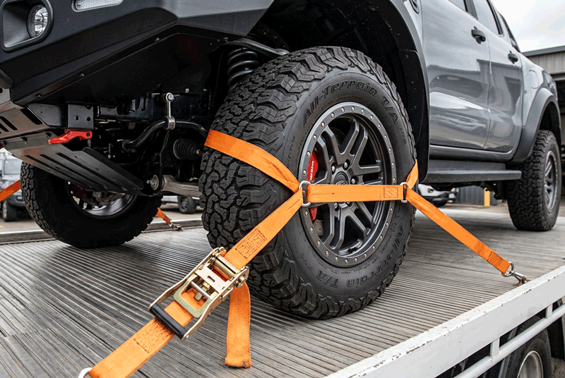 car transporter straps