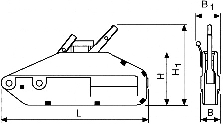 Y16 Yaletrac Cable Puller dimensions