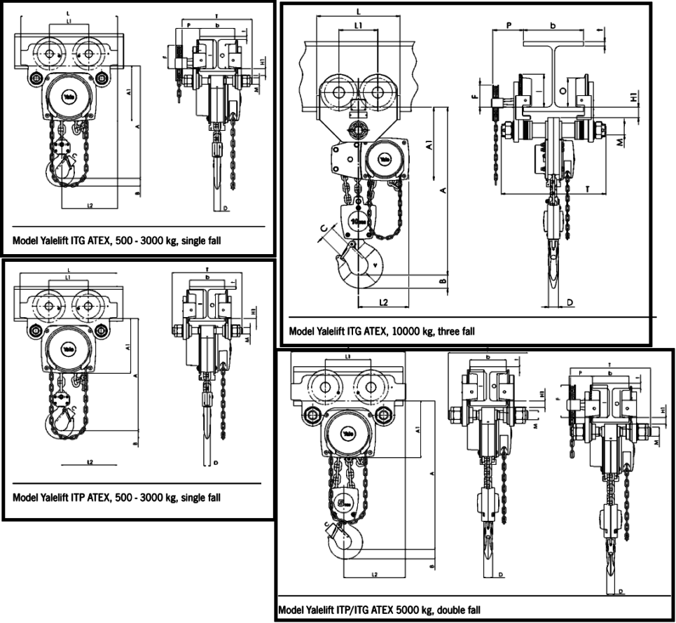 Yale atex ITP chain block