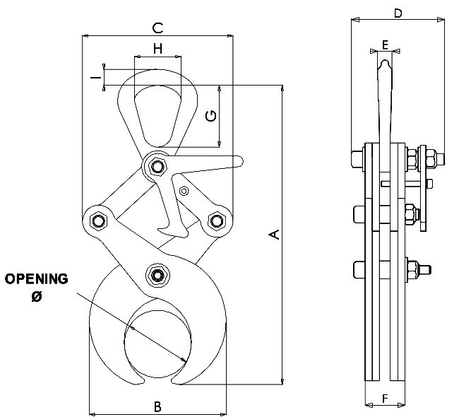 Topal RT Round Bar & Pipe Clamps