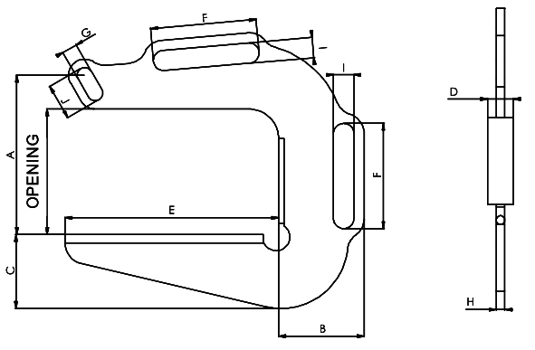 Topal TB Pipe Hooks