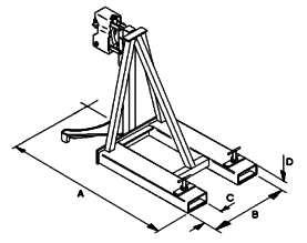 Forklift drum rim grab dimensions