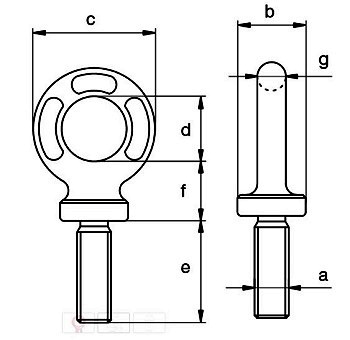 grade 8 eyebolts metric