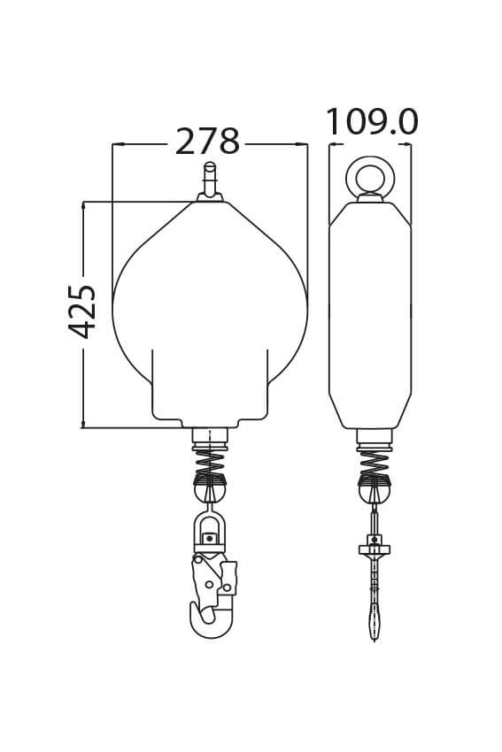 Kratos FA 20 400 30 Dimensions