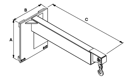 Contact ECJ Economy Jib Arm (carriage mounted)