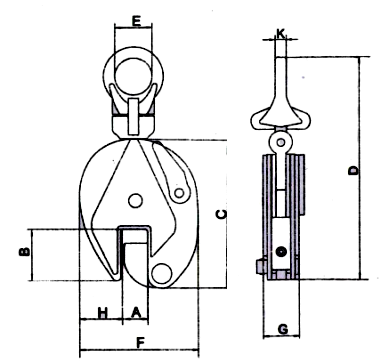 Raptor CL Vertical Plate Clamp