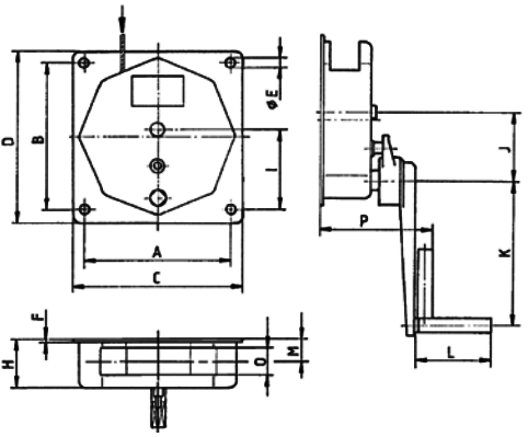 wall mounted spur gear winch dimensions