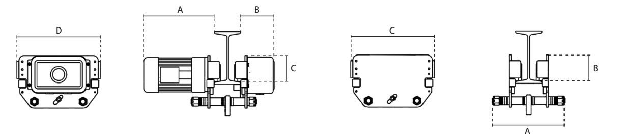 delta trolley dimensions