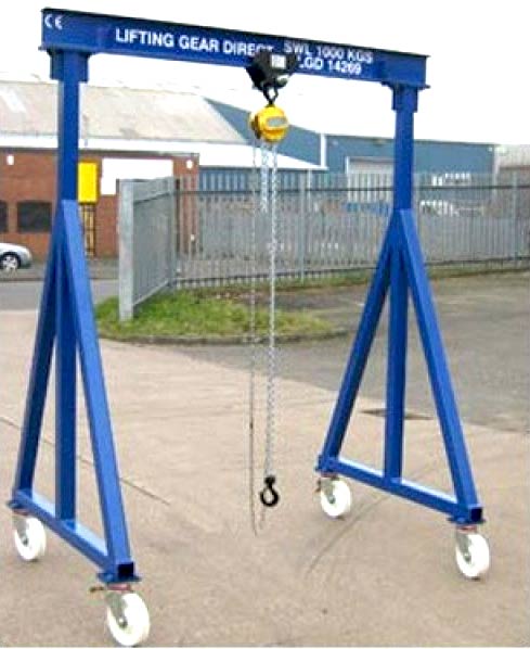 mobile gantry with wheels