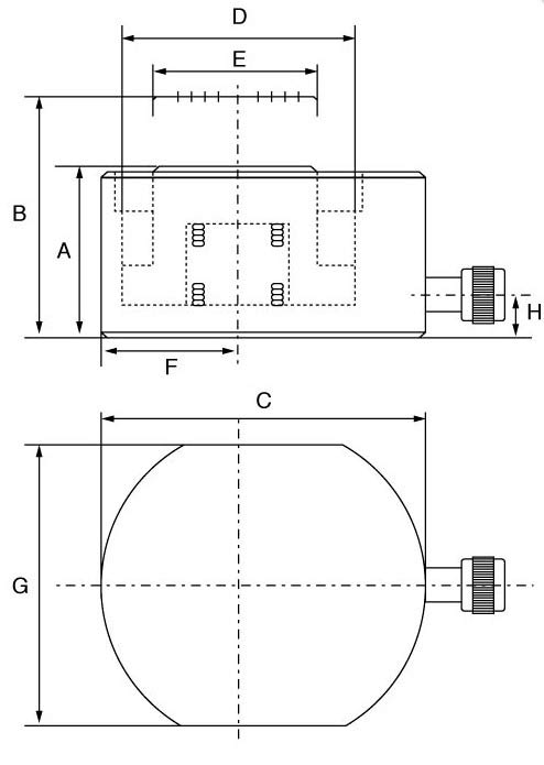 tecpos low profile hydraulic cylinder dimensions