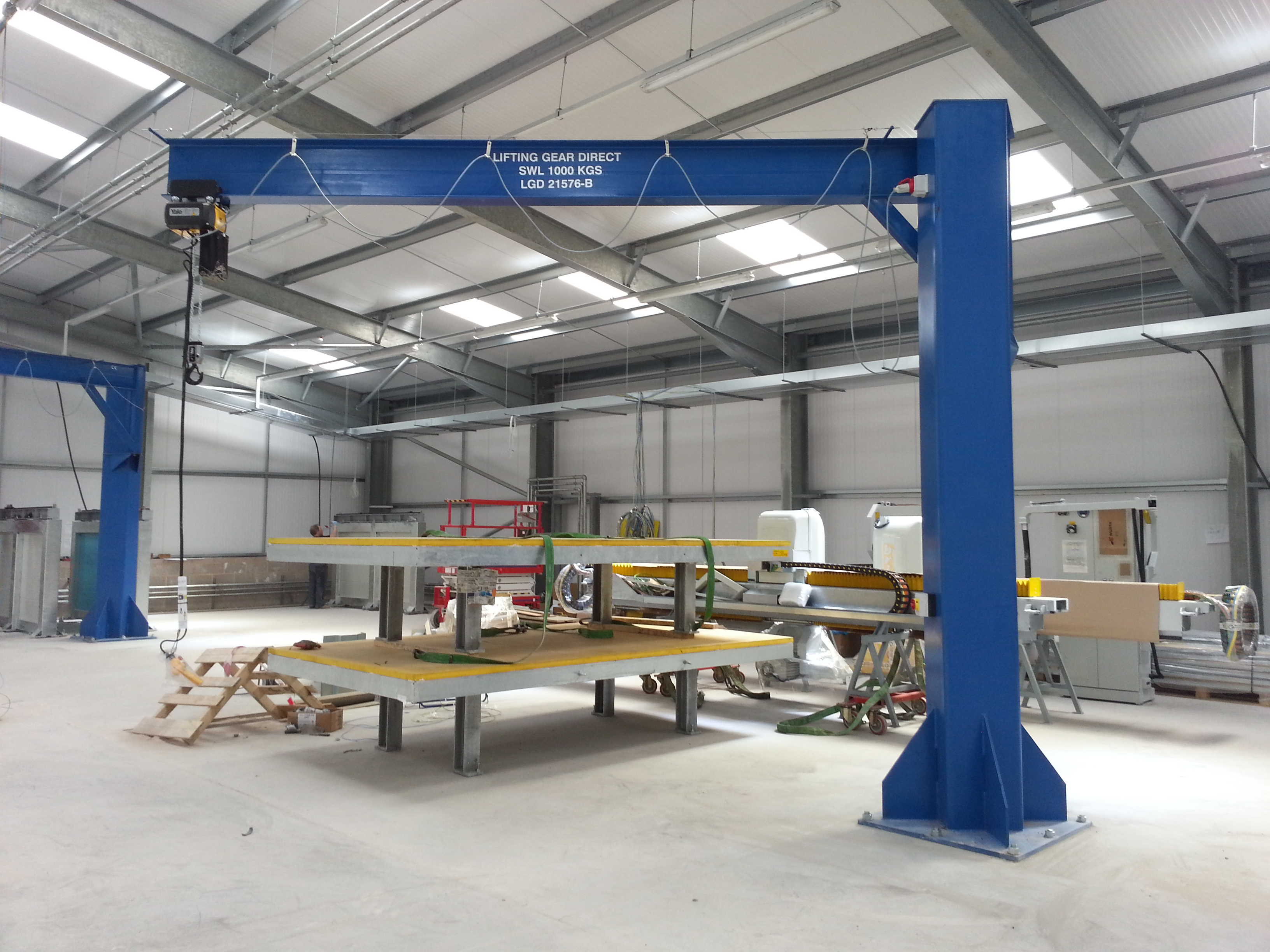 Over Braced Jib crane Swing Jib Cranes Lifting Gear Direct