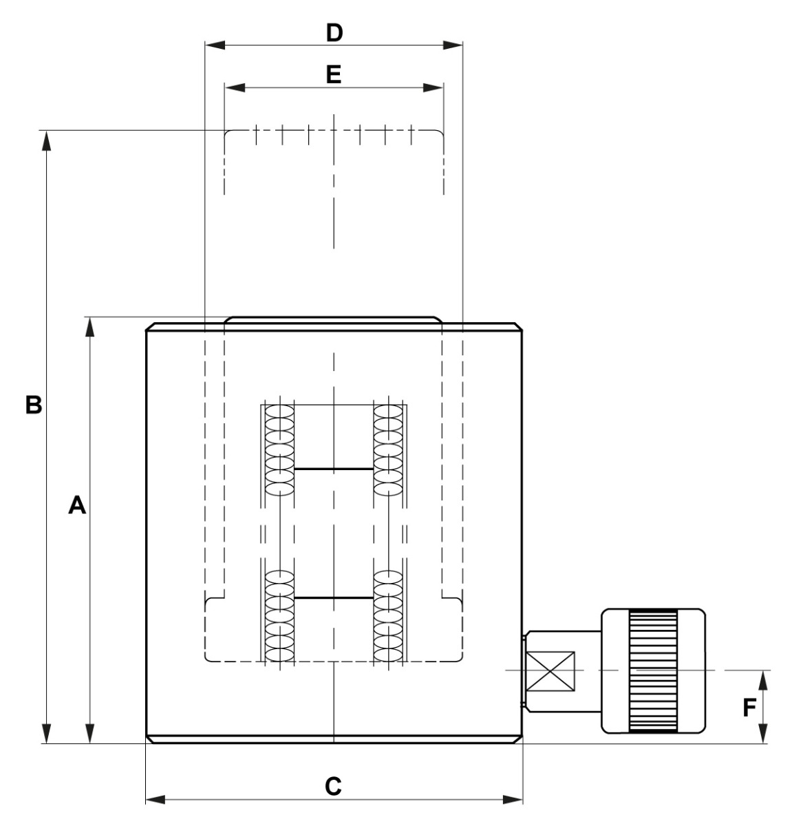 shorty cylinder dimensions